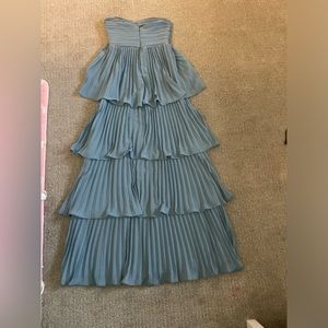 Lulus Seriously Sensational Light Pink Strapless Tiered Maxi Dress